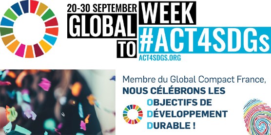 Global Compact : ACTE International célèbre le 4ème anniversaire des ODD !