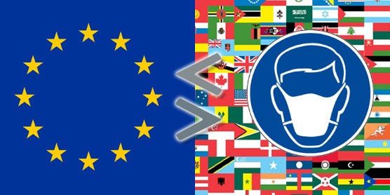 Import UE : nouveaux codes douaniers pour les masques de protection
