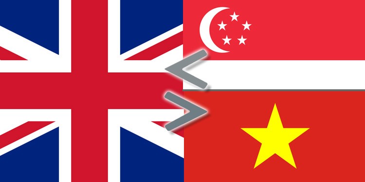 Royaume-Uni Vietnam Singapour