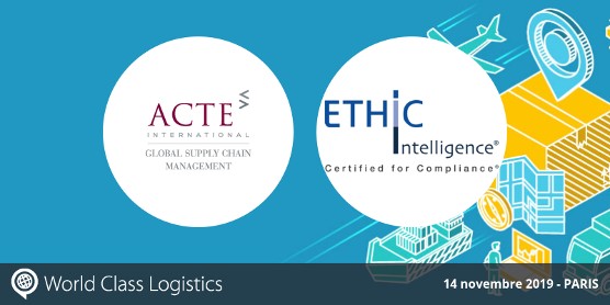 Supply Chain et certification ISO 37001 : ACTE relève le défi au World Class Logistics 2019 !